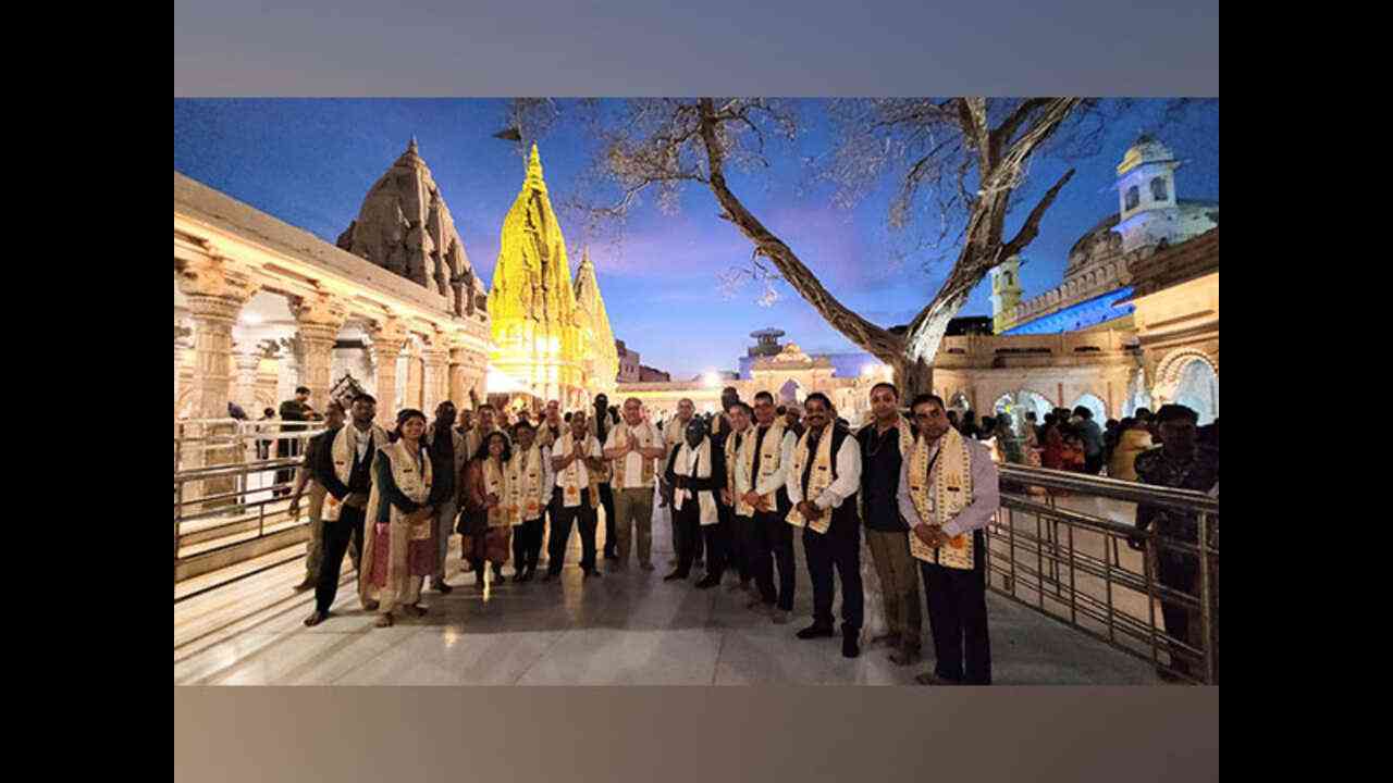 संयुक्त राष्ट्र के 11 राजदूतों ने वाराणसी का दौरा किया, काशी विश्वनाथ मंदिर, सांची स्तूप का भ्रमण किया