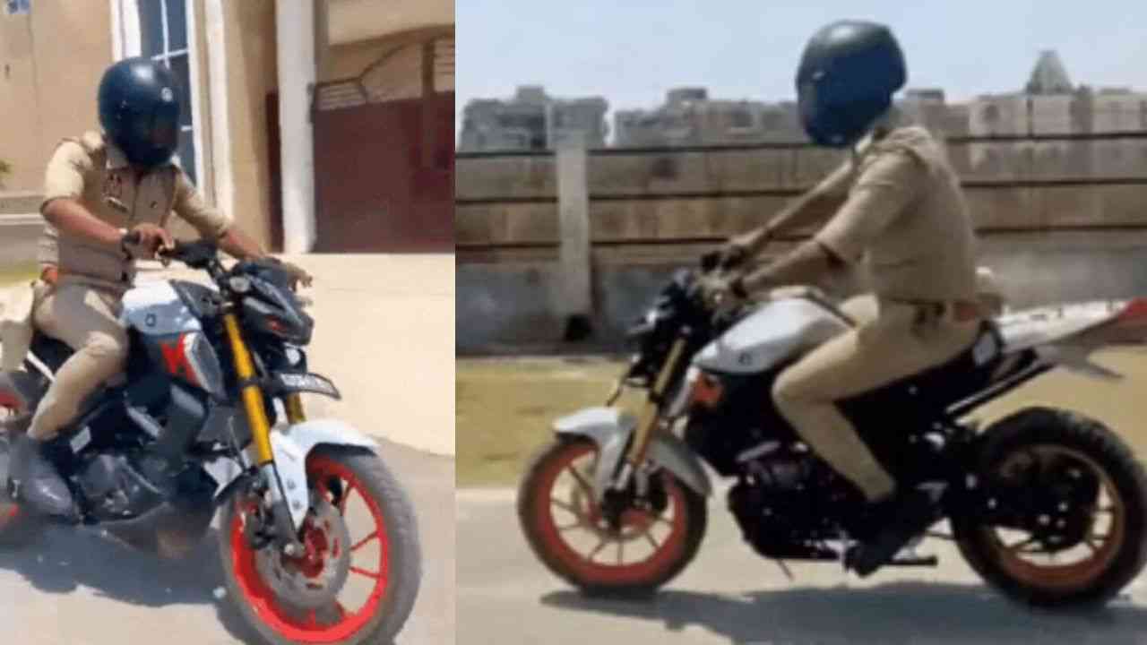 कॉन्स्टेबल को बाइक पर स्टंट करते हुए REEL बनाना पड़ा महंगा, SSP ने किया सस्पेंड