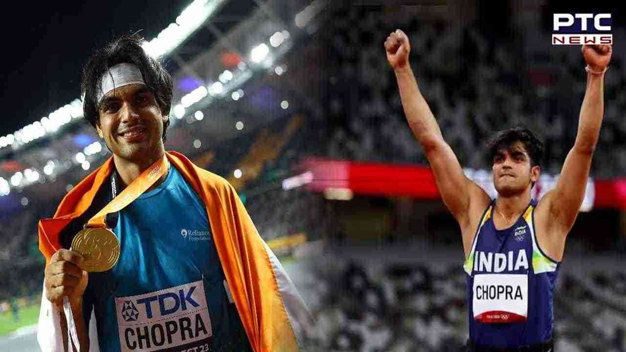 सीएम योगी ने नीरज चोपड़ा को विश्व एथलेटिक्स चैंपियनशिप में स्वर्ण पदक जीतने पर दी बधाई